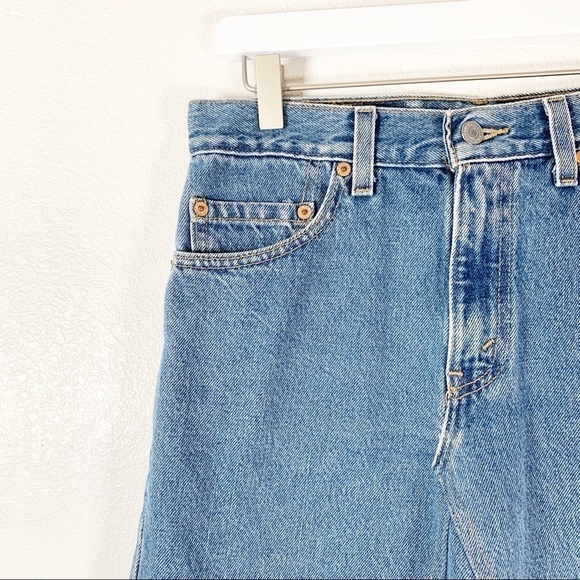 Levi's 512 Remade Vintage Denim Jean Skirt - Picture 4 of 4